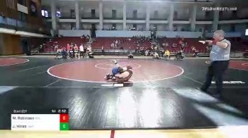 141 lbs Consolation - Morgan Robinson, Roanoke College vs Jaekus Hines, UNATT-Appalachian State