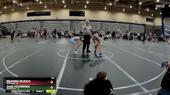 84 lbs Round 1 (4 Team) - Brayden DeJesus, Ruthless vs Gage McCormick, Reaper WC