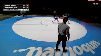 4A 144 lbs 1st Place Match - Peyton Hogan, Uintah vs Benjamin Ploehn, Stansbury