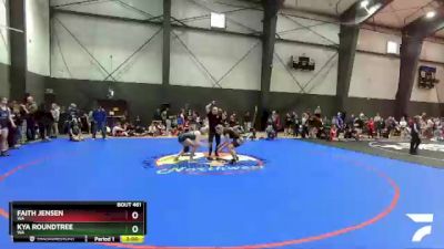 164 lbs Round 1 - Faith Jensen, WA vs Kya Roundtree, WA