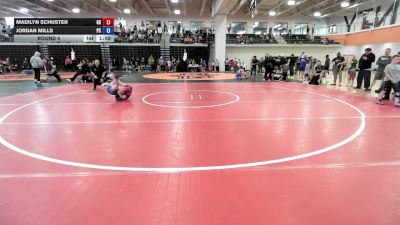 65-72 lbs Round 4 - Madilyn Schuster, Greater Heights vs Jordan Mills, Platte County
