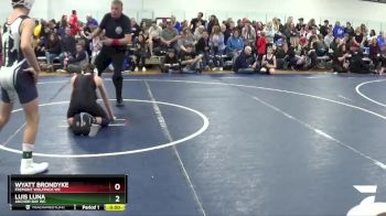 119 lbs Champ. Round 1 - Luis Luna, Anchor Bay WC vs Wyatt Brondyke, Fremont Wolfpack WC