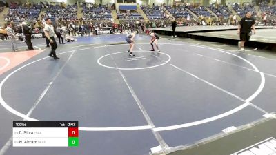 100 lbs Consi Of 16 #1 - Cash Silva, Escalante Eagles vs Noah Abram, Severance MS