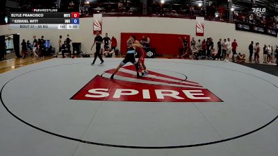 55 kg Cons. Semis - Elyle Francisco, NMU-National Training Center vs Ezekiel Witt, Bison Wrestling Club