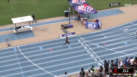 Youth Girls' 200m, Finals 4 - Age 12