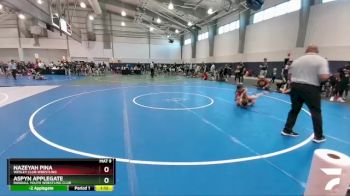 80 lbs Round 5 - Nazeyah Pina, Wesley Club Wrestling vs Aspyn Applegate, Randall Youth Wrestling Club
