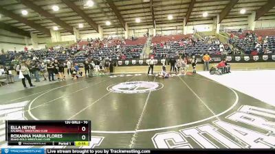 70 lbs Round 5 - Ella Heyne, Kalispell Wrestling Club vs Roxanna Maria Flores, Idaho Gold Wrestling Club