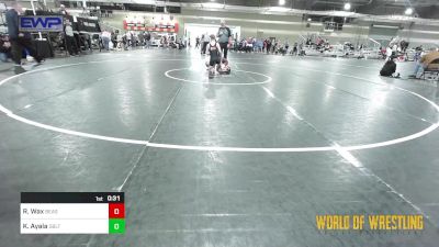 89 lbs Quarterfinal - Rylen Wax, Beast Mode Wrestling vs Knox Ayala, Sebolt Wrestling Academy