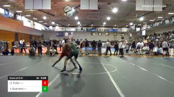 138 lbs Consolation - Zackary Fultz, St. John's College High School vs Isaiah Guerrero, Bishop Hendricken