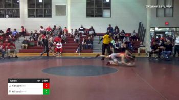 138 lbs Consolation - John-James Yancey, Cardinal Gibbons vs Salman Abbasi, St. Mark's School Of Texas