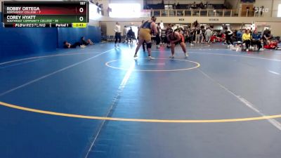 197 lbs Finals (8 Team) - Robby Ortega, Northwest College vs Corey Hyatt, Southeast Community College