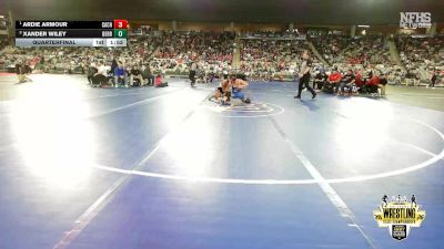 B4A-157 lbs Quarterfinal - Ardie Armour, Cache vs Xander Wiley, Berryhill