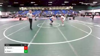 120 lbs Prelims - Brandon Rayack, NJ vs Hunter Sloan, PA