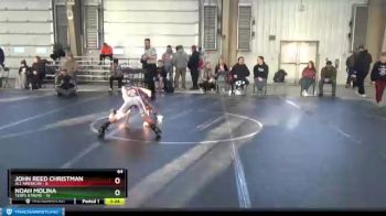 64 lbs Round 6 (8 Team) - John Reed Christman, All American vs Noah Molina, Terps Xtreme