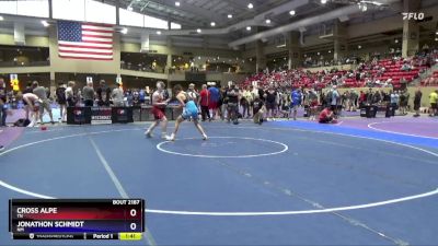 144 lbs Cons. Round 1 - Cross Alpe, TN vs Jonathon Schmidt, NM