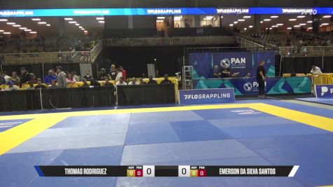 Thomas Rodriguez vs Emerson Da Silva Santos 2025 Pan Jiu Jitsu IBJJF Championship
