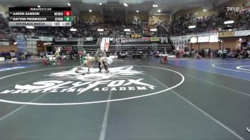 150 lbs 5th Place Match - Dayton Fromholtz, St. Francis Hs vs Aaron Samson, WaKeeney-Trego Community Hs