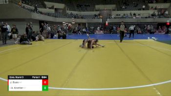 115 lbs Cons. Round 3 - Aaron Knetter, Crass Trained vs Jake Buss, Wrestling Factory