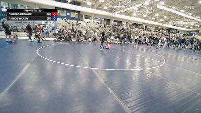 38 lbs 5th Place Match - Mateo Brower, Tiger Combat Club vs Amos McCoy, Charger Wrestling Club