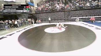 6A 157 lbs Champ. Round 1 - Hayden Taylor, Syracuse vs Dreydan Osborne, Mountain Ridge