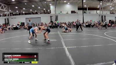 106 lbs Round 6 (8 Team) - Dominic Cordero, Team 922 vs Kristian Beres, Validus WC Gold