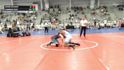 182 lbs Rr Rnd 2 - Asher Kolesar, Buffalo Valley Blue - HSB vs Cameron Pote, Shore Thing Surf - HSB