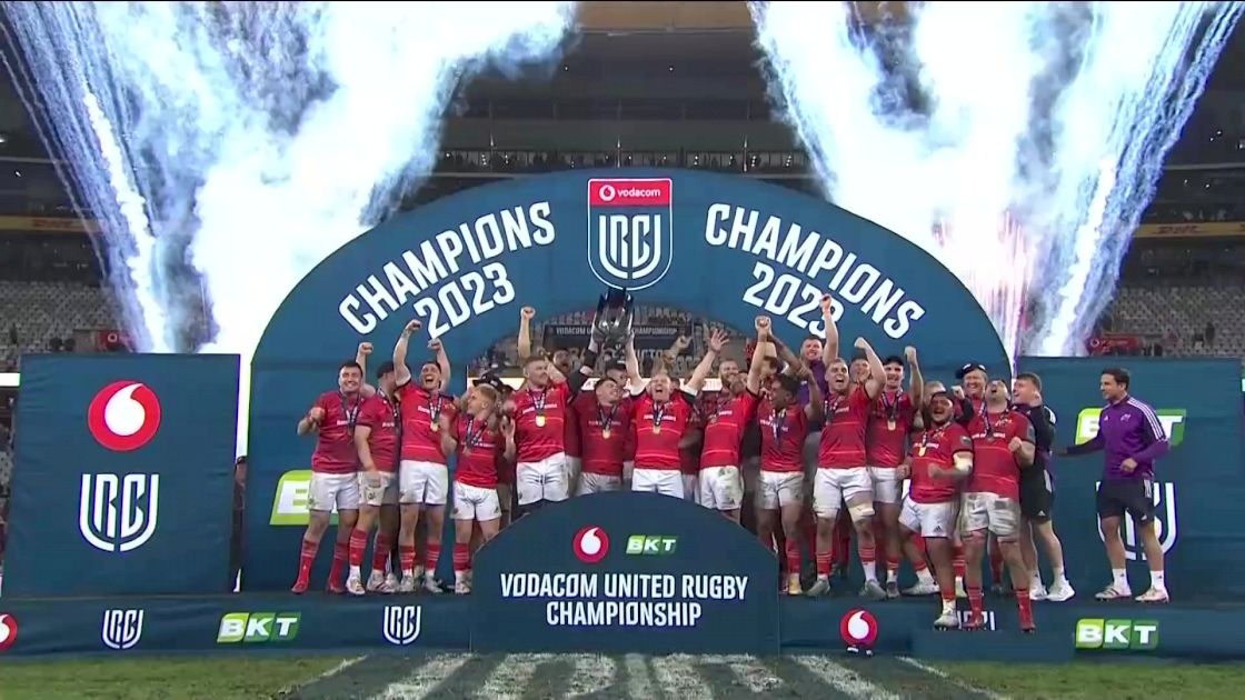 Munster Rugby Lift The URC Title At The DHL Stadium