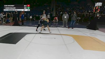 138 lbs Round Of 16 - Cam Stickney, Milford NH vs Jason Ballou, Andover