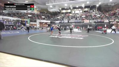 170 lbs Champ. Round 1 - Lexi Taylor, Cottonwood Falls-Chase County Hs vs Taryn Meek, Chaparral HS