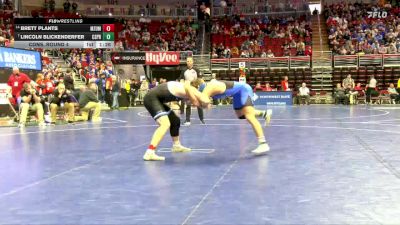 1A-190 lbs Cons. Round 4 - Lincoln Blickenderfer, Central Springs vs Brett Plants, Montezuma