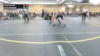 120 lbs Consi Of 16 #1 - Jayden Strauss, Texas vs Calin Kavanaugh, Knights WC
