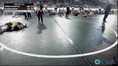 61 lbs Semifinal - Jasper Lockett Jr, Cowboy Wrestling Club vs Madden Moore, Keystone Kids Wrestling Club