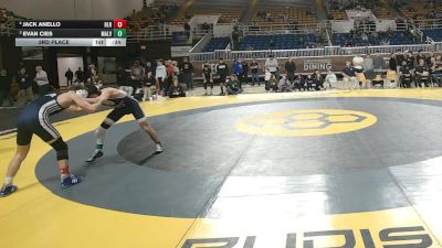 106 lbs 3rd Place - Jack Anello, Blair Academy vs Evan Cies, Malvern