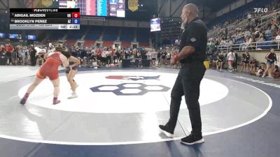 130 lbs Quarters - Abigail Mozden, OH vs Brooklyn Perez, AZ