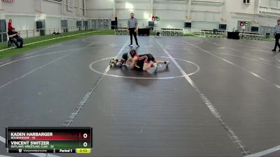 48-52 lbs Round 3 - Vincent Switzer, Outlaws Wrestling Club vs Kaden Harbarger, Roughhouse