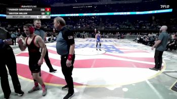 5th Place Match - Dexton Miller, Beresford/Alcester-Hudson vs Parker Graveman, Sturgis Brown