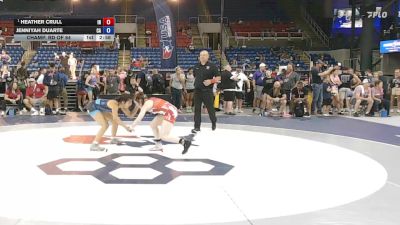105 lbs Champ. Rd Of 64 - Heather Crull, IN vs Jenniyah Duarte, CA