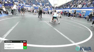 67 lbs Round Of 16 - Elias Fugett, Standfast OKC vs Kyzer Falcon, Division Bell Wrestling