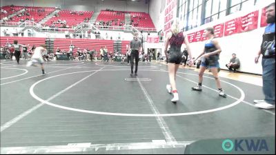 98 lbs Final - Alice Martin, Little Axe Takedown Club vs Taylan Green, Harrah Little League Wrestling