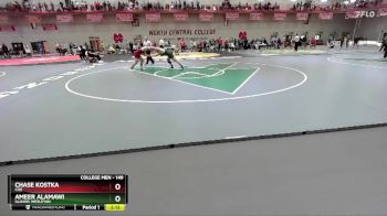 149 lbs Cons. Round 1 - Chase Kostka, Coe vs Ameer Alamawi, Illinois Wesleyan