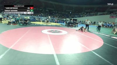 4A/3A/2A/1A Girls 135 Quarterfinal - Jade Seymour, La Pine Girls vs Keeley Guthrie, Sutherlin Girls