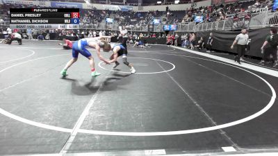 148 lbs Quarterfinal - Daniel Presley, Collum Wrestling Academy vs Nathaniel Dickson, Wilson Central