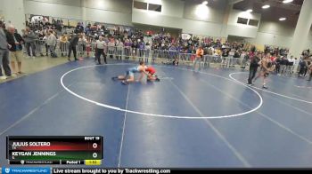 120 lbs Champ. Round 1 - Julius Soltero, TX vs Keygan Jennings, IL