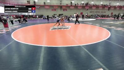 145 A Consolation 1st - Leyna Rumpler, Gannon vs Desiree Jones, Menlo College