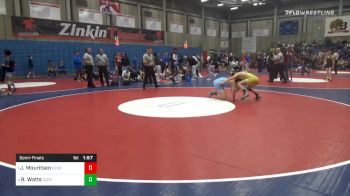 126 lbs Semifinal - Justin Mouritsen, Clovis vs Ryan Watts, Clovis North