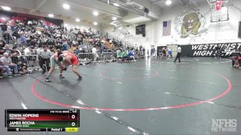 215 lbs 1st Place Match - James Rocha, Thousand Oaks vs Edwin Hopkins, Westminster