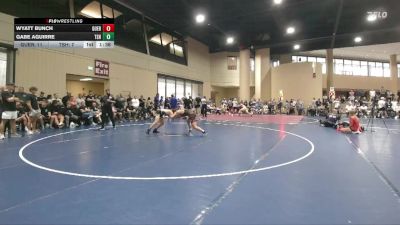 132 lbs Quarters & 3rd Wb (32 Team) - Wyatt Bunch, Guerilla WC vs Gabe Aguirre, Team Shutt Weston