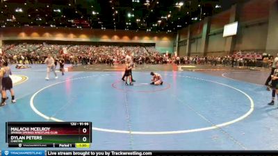 91-96 lbs Round 4 - Malachi McElroy, Spanish Springs Wrestling Club vs Dylan Peters, Chester