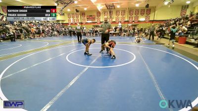 70 lbs Quarterfinal - Truex Goode, Roland Youth League Wrestling vs Kayson Diggs, HURRICANE WRESTLING ACADEMY