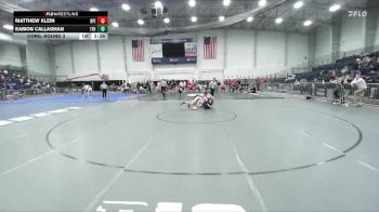 184 lbs Cons. Round 3 - Eamon Callaghan, Ithaca vs Matthew Klein, Rensselaer Polytechnic Institute